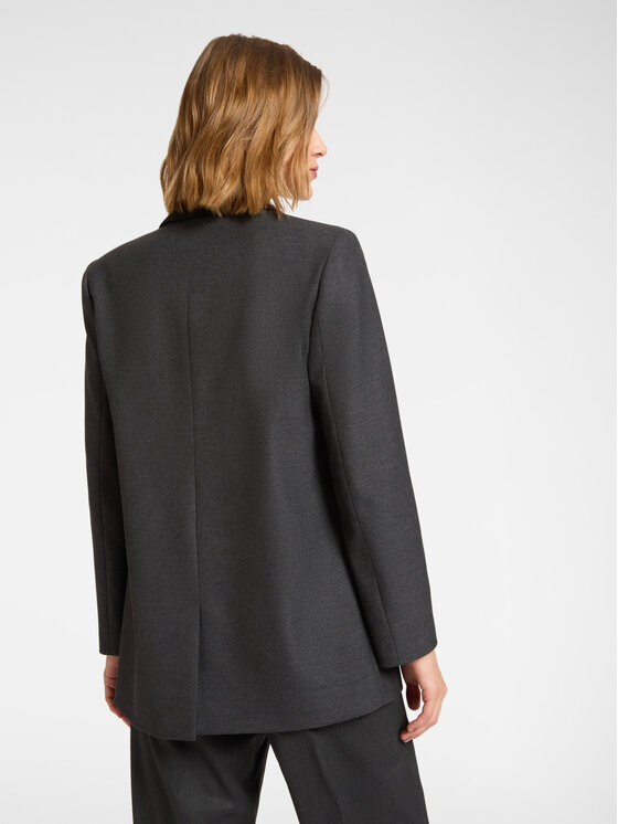 Elena Mirò Elena Mirò Giacca di transizione Q129P200073N023 Grigio Slim Fit