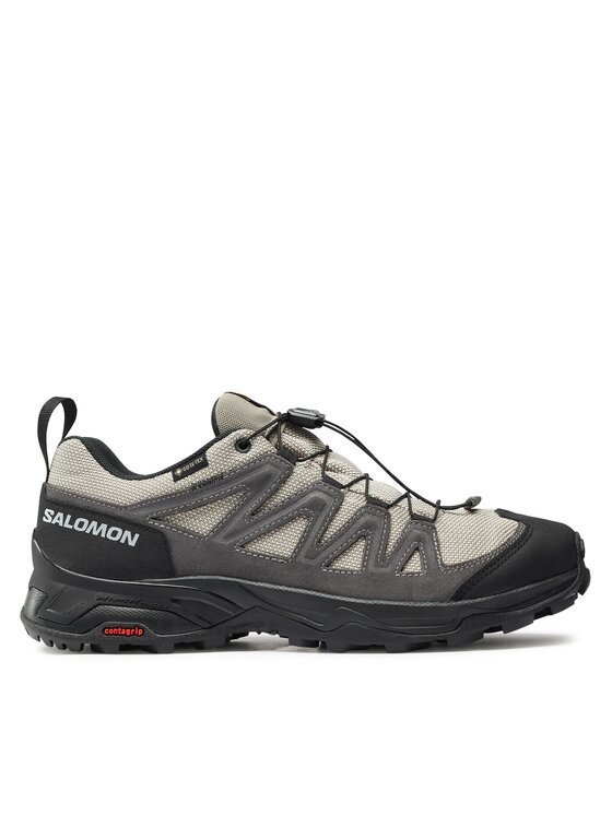 Salomon Salomon Туристически X Ward Leather GORE-TEX L47182100 Бежов