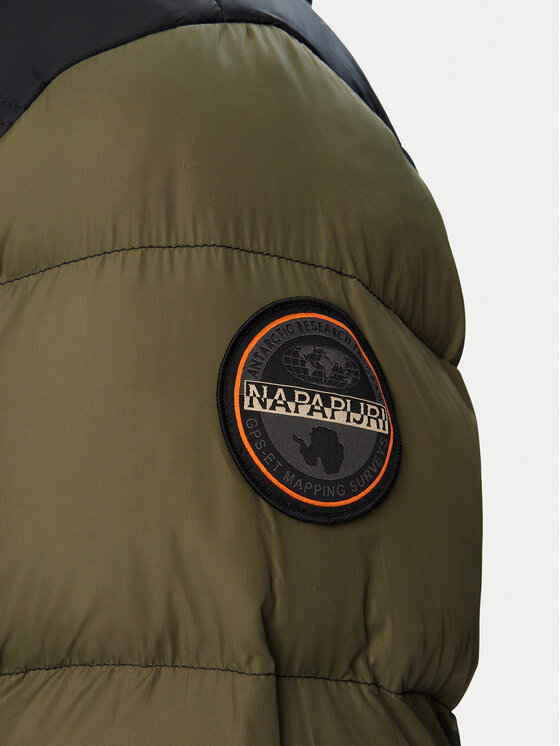 Napapijri Napapijri Kurtka zimowa A-Molveno NP0A88V2 Khaki Regular Fit
