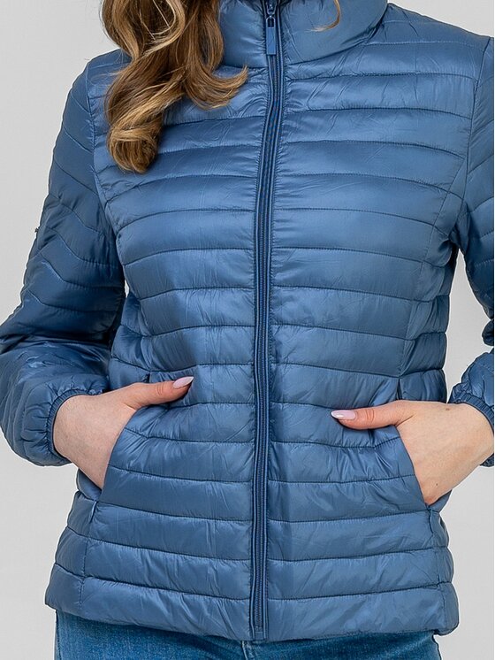 Perso Perso Bunda pro přechodné období BLE260049F Modrá Regular Fit