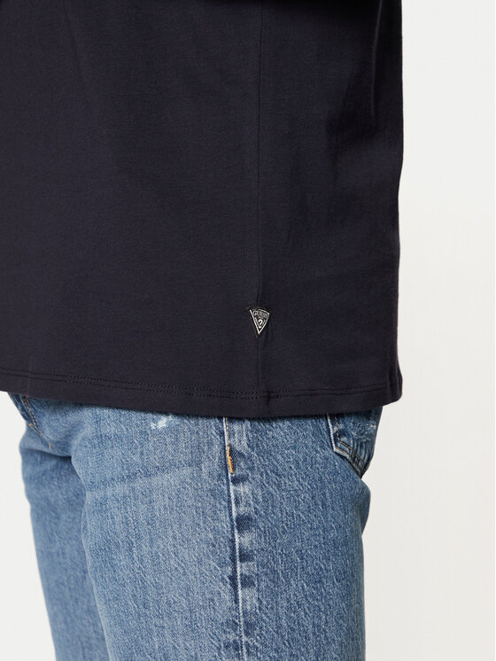 Guess Guess Póló M5RI49 K9RM1 Sötétkék Regular Fit