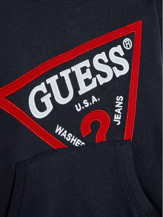 Guess Guess Džemperis N2YQ09 KAD70 Tamsiai mėlyna Oversize
