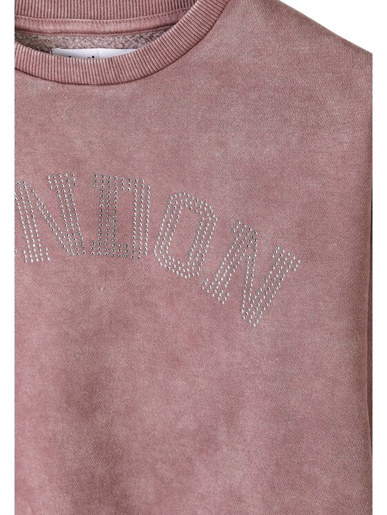 minoti minoti Bluza 32FLEECE172 Różowy Regular Fit