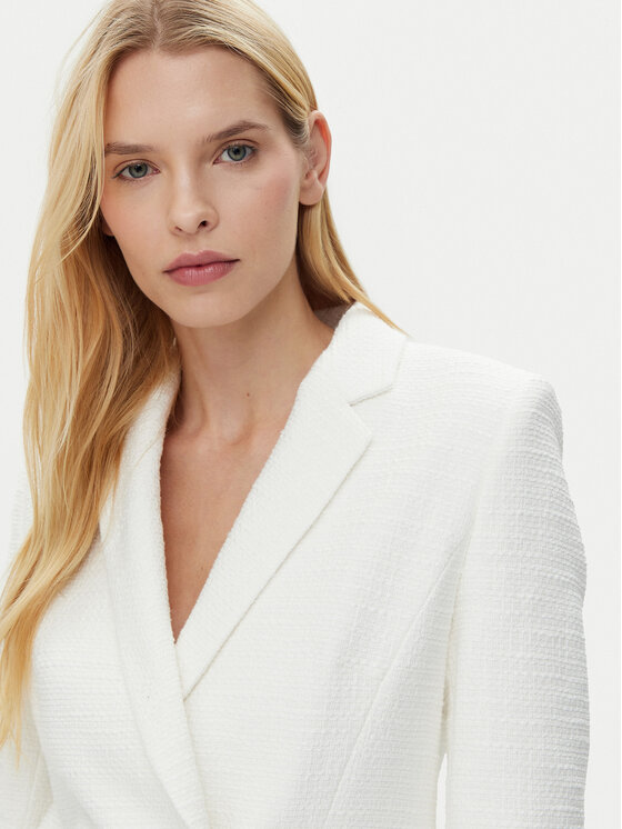 BOSS BOSS Marynarka Jatawa2 50535931 Biały Slim Fit