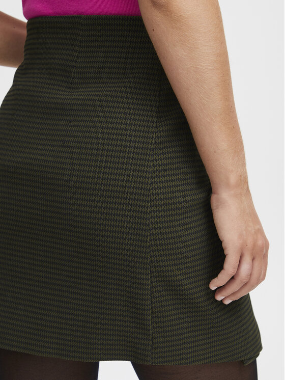 Fransa Fransa Mini sukňa 20612723 Zelená Regular Fit