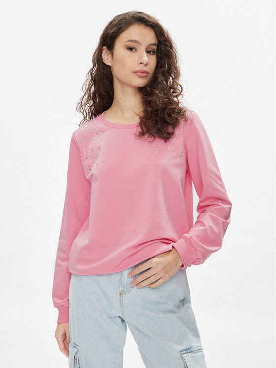 Liu Jo Liu Jo Суитшърт TA4225 FS090 Розов Regular Fit
