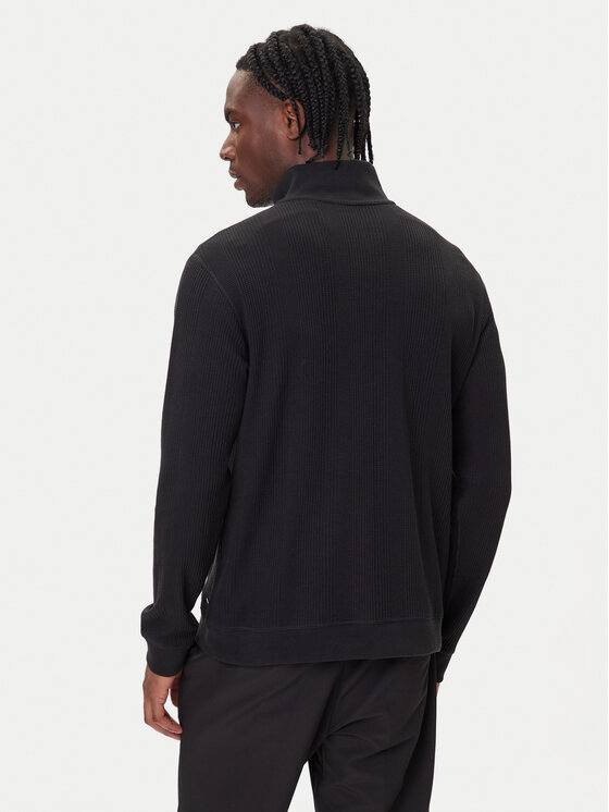 BOSS BOSS Світшот Structure 50545597 Чорний Regular Fit