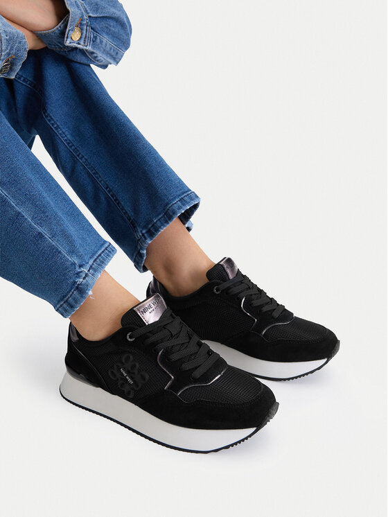 Nine West Sneakers EO-H24049 Negru