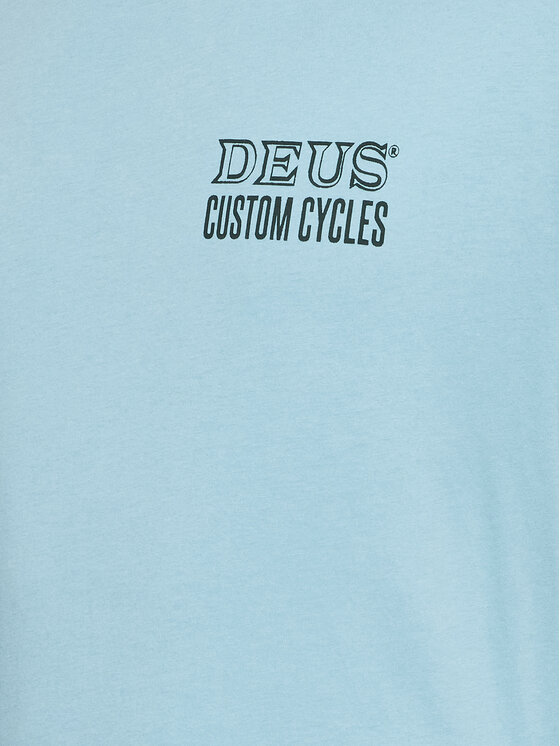 Deus Ex Machina Deus Ex Machina T-Shirt Good Luck DMF221428D Μπλε Regular Fit