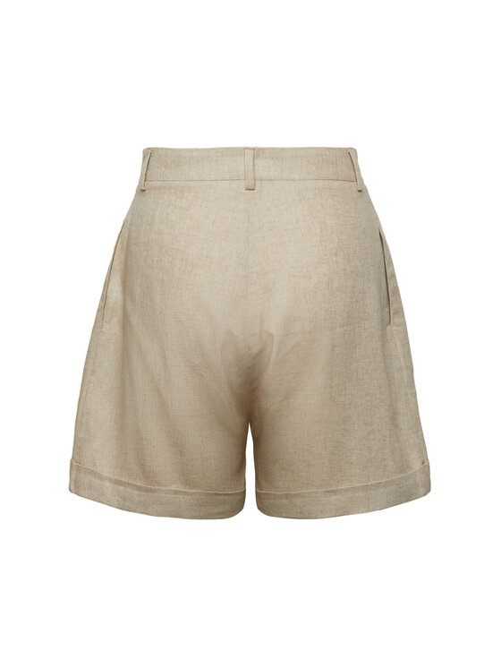 Duende Duende Szorty materiałowe Tierra Shorts Beżowy Regular Fit