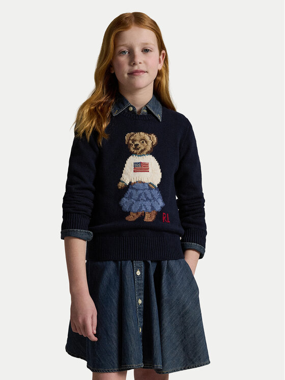 Polo Ralph Lauren Pulover 313702268001 Bleumarin Regular Fit