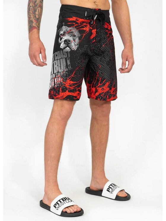 PITBULL PITBULL Kąpielówki Blood Dog Czarny