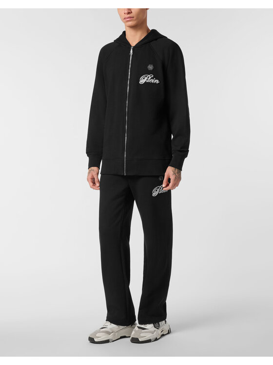 PHILIPP PLEIN PHILIPP PLEIN Bluza 26939 Czarny Athletic Fit