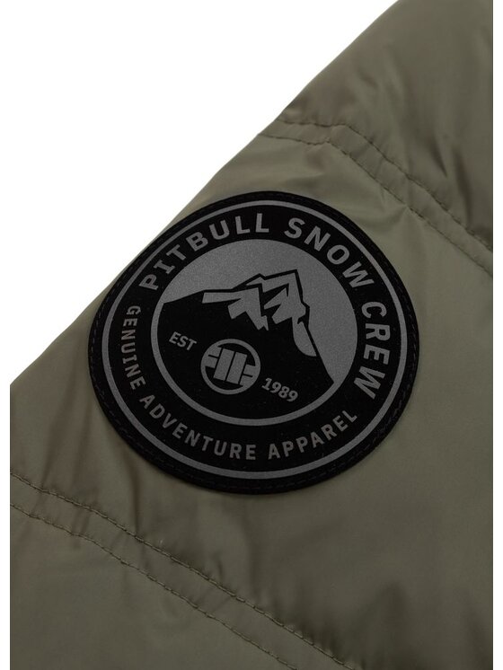 PITBULL PITBULL Kurtka zimowa Kingston Zielony Regular Fit