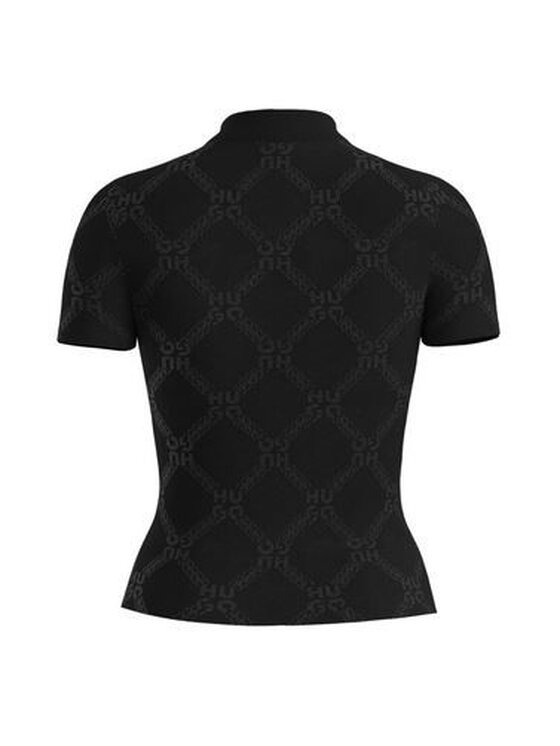 HUGO HUGO Sweter 50532491 10267653 01 972 Czarny Regular Fit