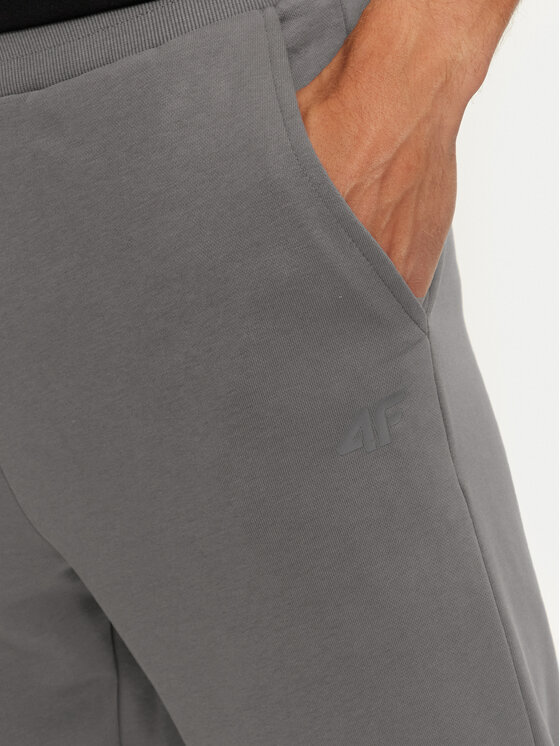 4F 4F Παντελόνι φόρμας 4FWMM00TTROM0942 Γκρι Regular Fit