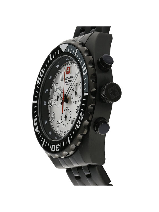 Swiss Alpine Military Swiss Alpine Military Käekell 7076.9172 Must