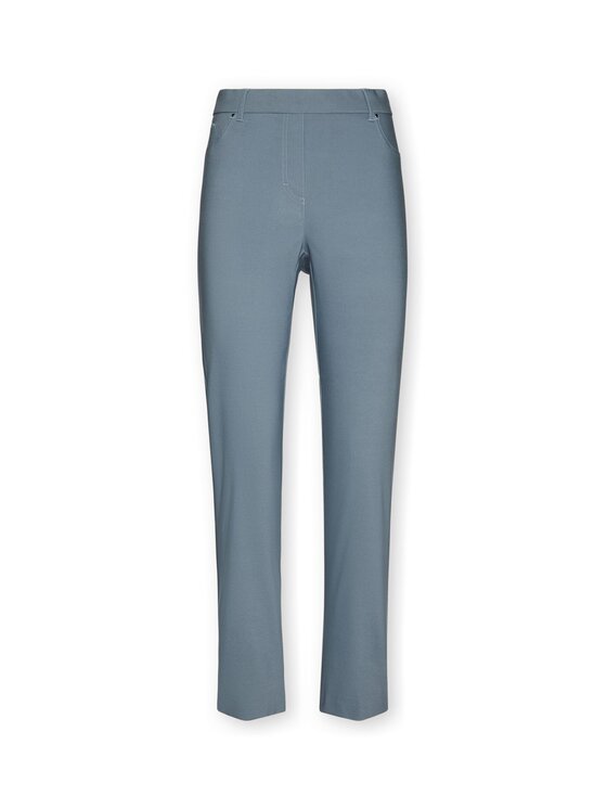 Elena Mirò Elena Mirò Spodnie materiałowe P083Z000177N023 Szary Slim Fit