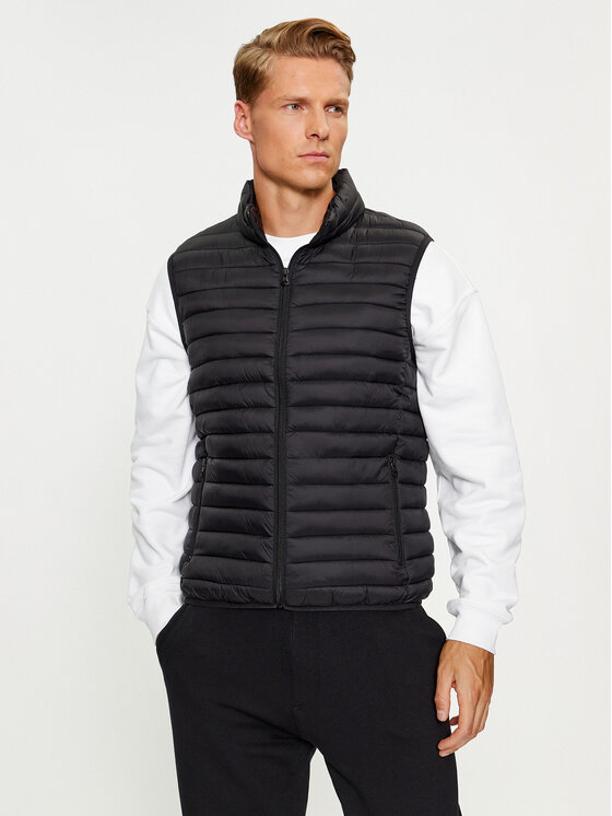 United Colors Of Benetton United Colors Of Benetton Жилет 2BA2UJ005 Чорний Slim Fit
