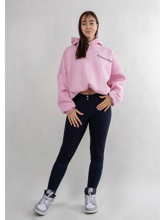 DKaren Sport DKaren Sport Bluza Eq27 Różowy Classic Fit