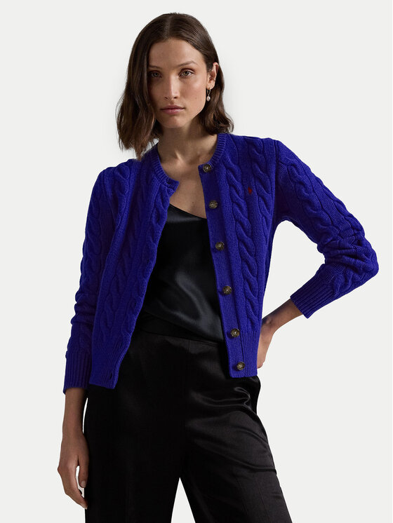 Polo Ralph Lauren Cardigan 211910443018 Blu Regular Fit, taglia : M