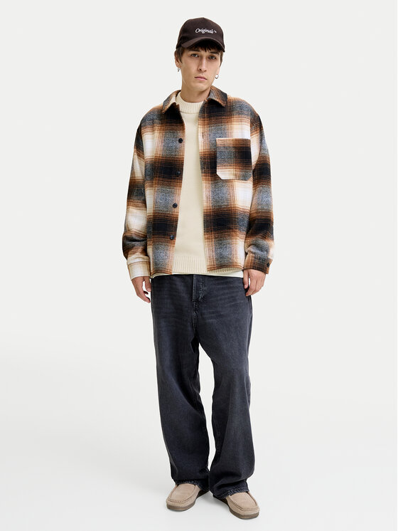Jack & Jones Jack & Jones Sweter Urban 12278942 Écru Relaxed Fit