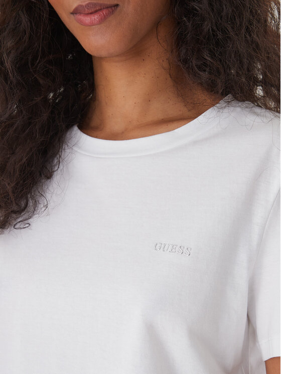 Guess Guess Футболка V6GI17 K2984 Білий Regular Fit