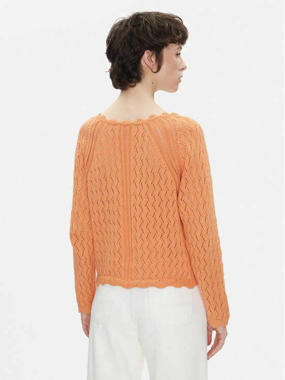 Pepe Jeans Pepe Jeans Sveter Olya PL702288 Oranžová Regular Fit