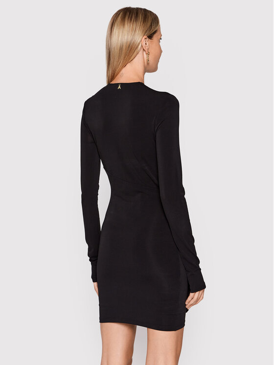 Patrizia Pepe Patrizia Pepe Коктейльна сукня 8A1052/J3EV-K103 Чорний Slim Fit