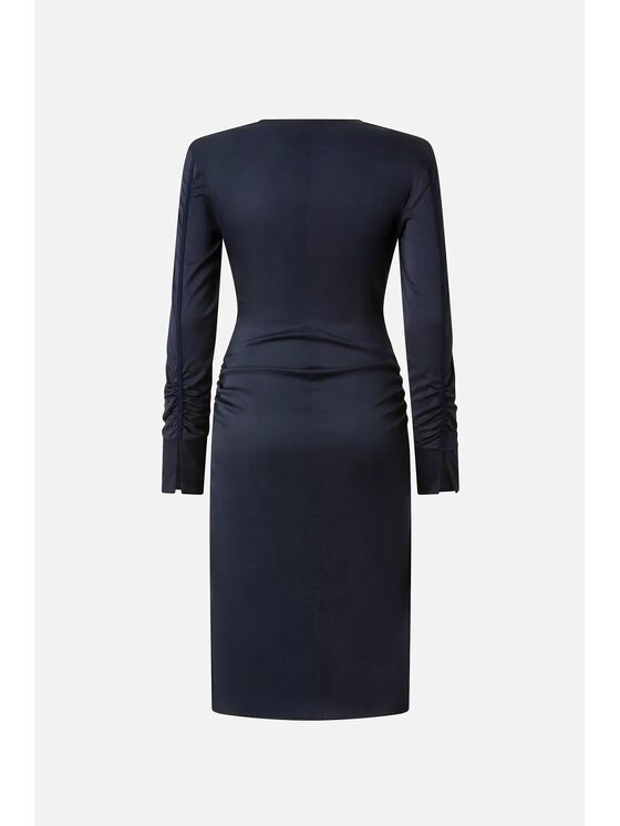 PINKO PINKO Večerní šaty Acqua E Sale Tmavomodrá Slim Fit