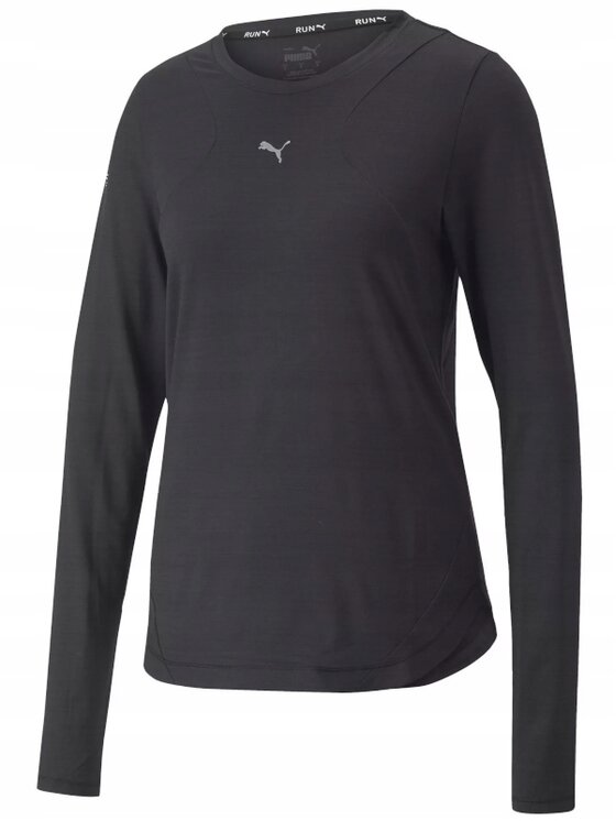 Puma Puma Bluzka 522267-01 Czarny Standard Fit