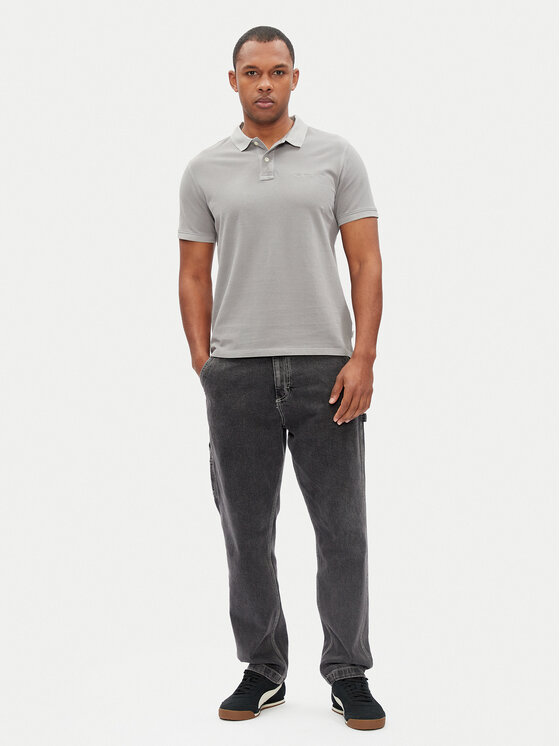 Pepe Jeans Pepe Jeans Tricou polo New Oliver PM542099 Gri Regular Fit