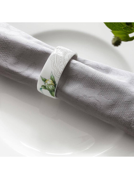 Villeroy & Boch Villeroy & Boch Obrączka na serwetki Quinsai Garden Gifts Villeroy & Boch Biały