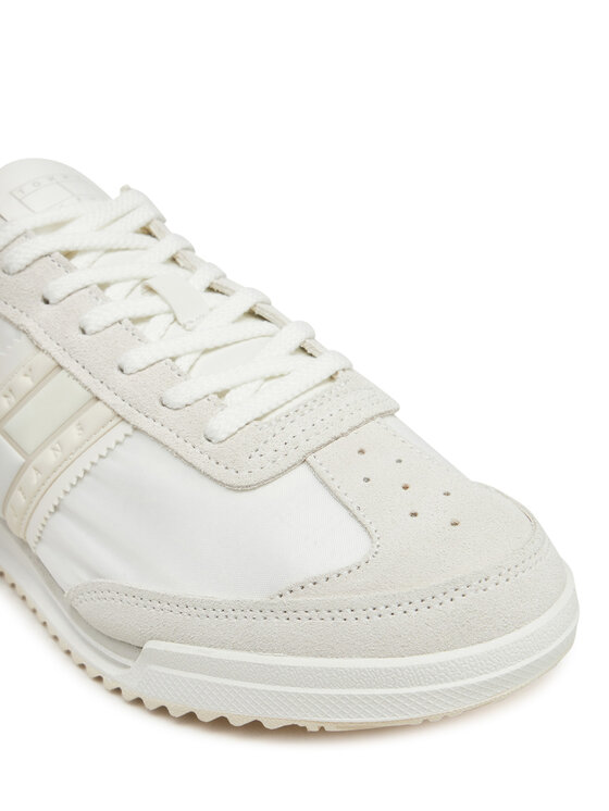 Tommy Jeans Tommy Jeans Laisvalaikio batai Tjm Retro Runner Cleated EM0EM01527 Balta