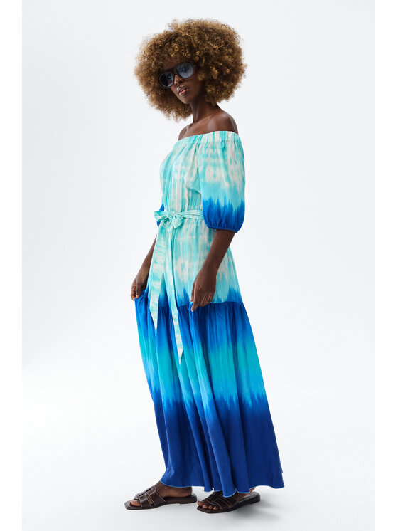 blue shadow blue shadow Sukienka codzienna Iskra Niebieski Regular Fit