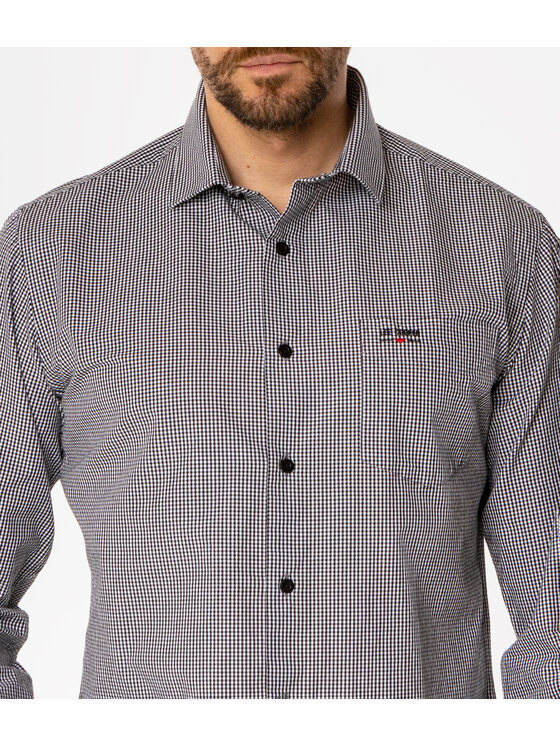 Lee Cooper Lee Cooper Koszula WINDSOR Czarny Slim Fit