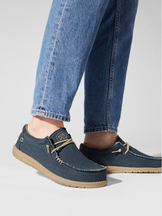 Hey Dude Hey Dude Halbschuhe Wally Brainded 40003-4NM Dunkelblau