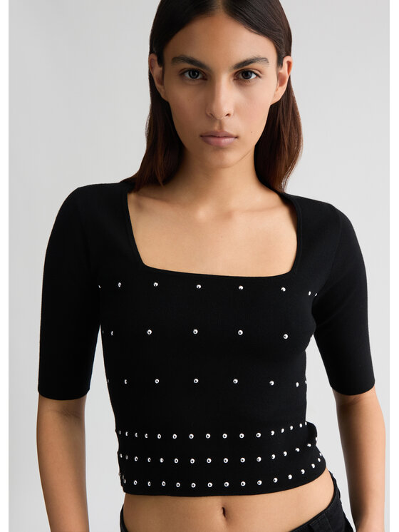 Liu Jo Liu Jo Cardigan WA5206MS99E22222 Nero Regular Fit
