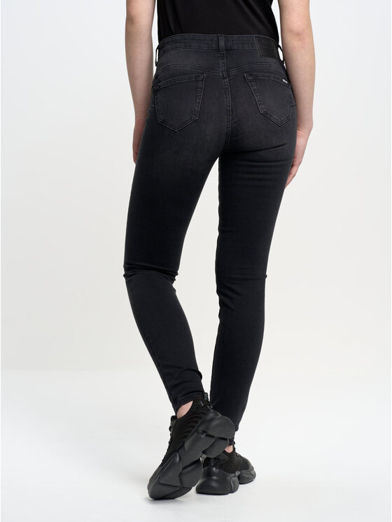 BIG STAR BIG STAR Jeansy melinda_high_waist_895 Czarny Curvy Fit