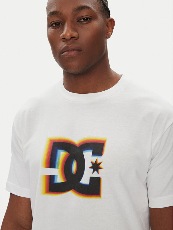 DC Shoes DC Shoes T-shirt Tracer Star Hss ADYZT05444 Bijela Heritage Fit