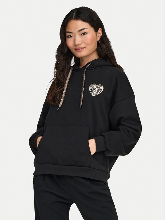 ONLY ONLY Majica dugih rukava Daze 15347802 Crna Regular Fit