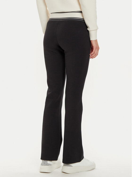 Guess Guess Palazzo hlače Ann V3BB09 KBCK2 Crna Regular Fit