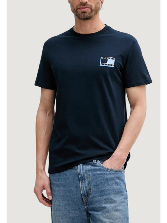 Tommy Jeans Tommy Jeans T-shirt TJM SLIM POP COLOR F Blu Slim Fit