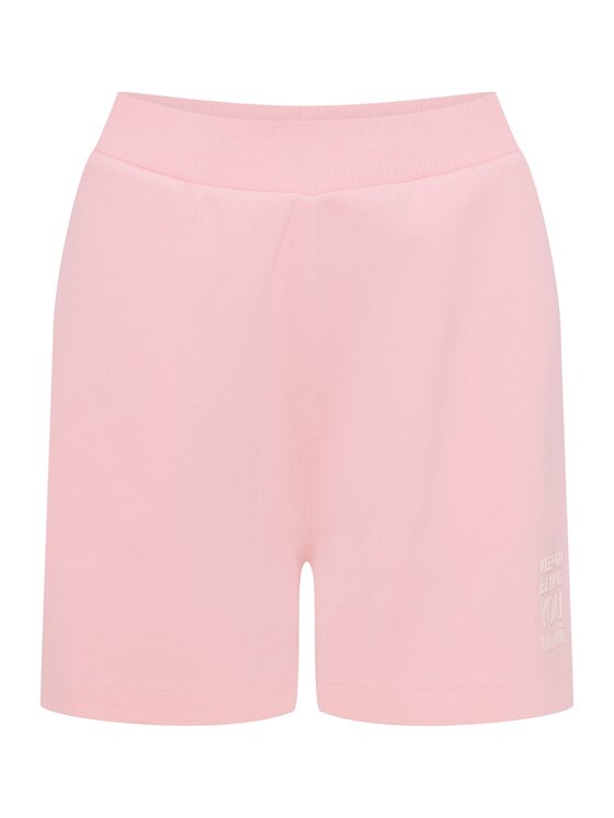 Esotiq Esotiq Szorty materiałowe 43070 Różowy Regular Fit