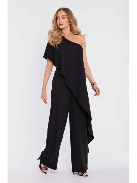 Made of Emotion Made of Emotion Kombinezon M917 Czarny Wide Leg