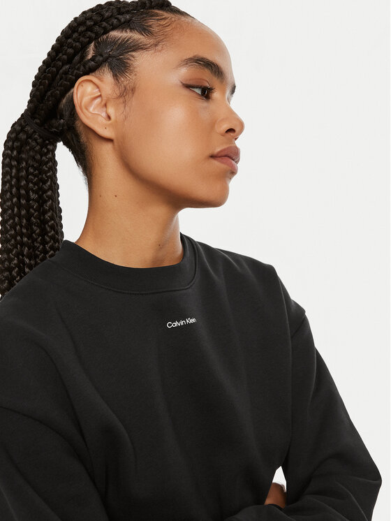 Calvin Klein Calvin Klein Μπλούζα Nano Logo K20K208329 Μαύρο Regular Fit