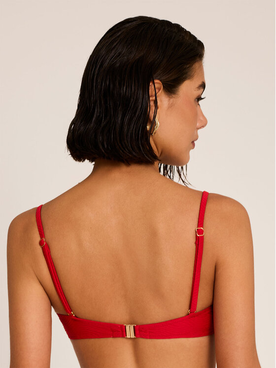 Selmark Selmark Vrchný diel bikín BN817 Červená