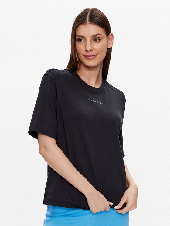 Calvin Klein Performance T-krekls 00GWS3K104 Melns Relaxed Fit