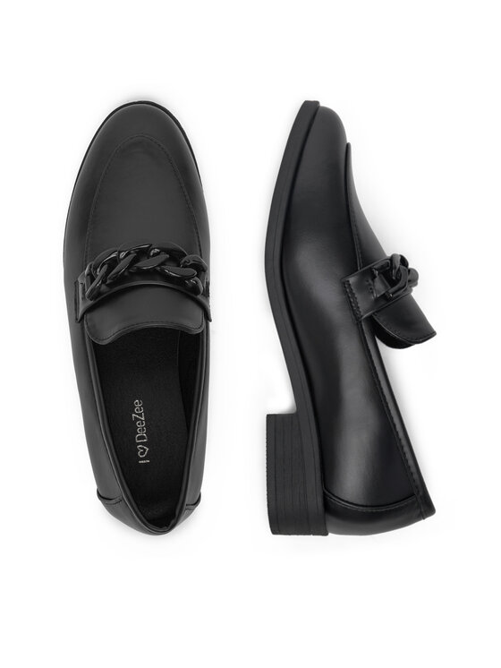DeeZee DeeZee Mokasyny W4PH189501 Czarny