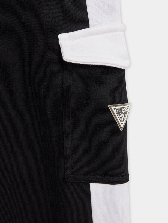 Guess Guess Pantaloni da tuta L3YQ12 KA6R3 Nero Relaxed Fit